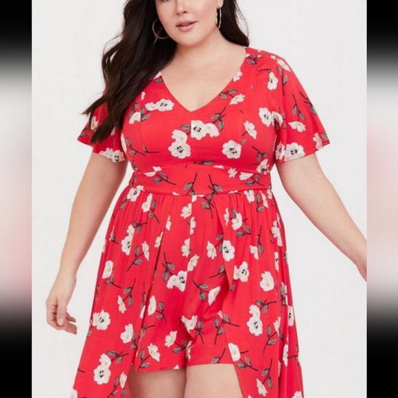 TORRID Maxi Challis Walk Through Dress - Picture 2 of 13